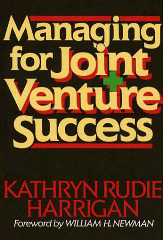 9780669116175: Managing for Joint Venture Success
