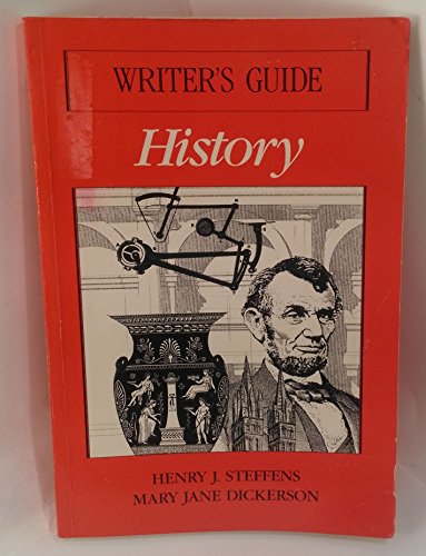 Beispielbild fr Writer's Guide: History (The Heath Writing Across the Curriculum Series) zum Verkauf von Wonder Book
