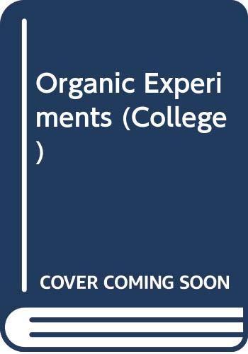 Beispielbild fr Organic Experiments (College) zum Verkauf von medimops