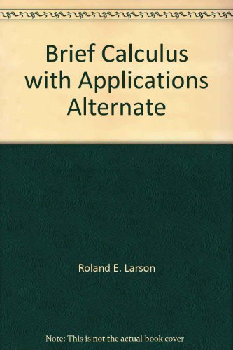 9780669121865: Title: Brief Calculus with Applications Alternate