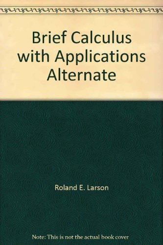 9780669121865: Brief Calculus with Applications Alternate