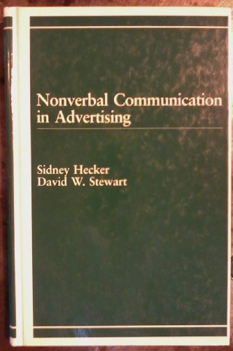 Beispielbild fr Nonverbal Communication in Advertising zum Verkauf von Better World Books