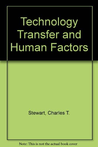 Beispielbild fr Technology Transfer and Human Factors zum Verkauf von Better World Books