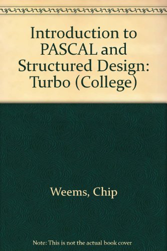 Imagen de archivo de Introduction to Pascal and structured design a la venta por Wonder Book