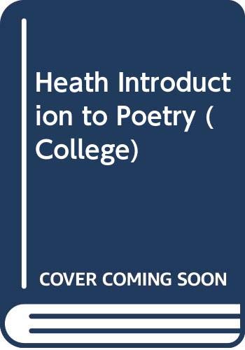 Stock image for The Heath Introduction to Poetry for sale by Better World Books: West