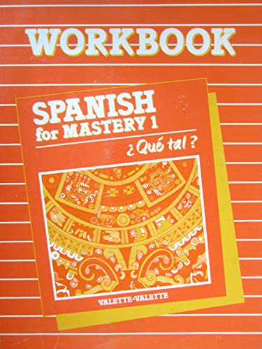 Stock image for Spanish for Mastery One Workbook for sale by ThriftBooks-Dallas