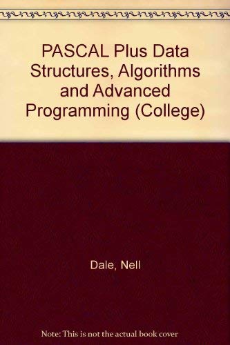 Pascal Plus Data Structures (9780669152845) by Dale, Nell B.