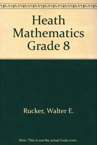 Stock image for Heath Mathematics Grade 8 for sale by Ergodebooks