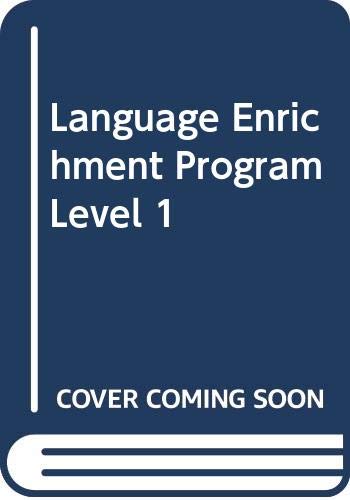 Imagen de archivo de Language Enrichment Program Level 1 a la venta por Better World Books