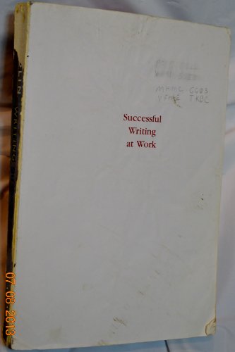 Stock image for Successful Writing at Work - Third Edition for sale by THE OLD LIBRARY SHOP