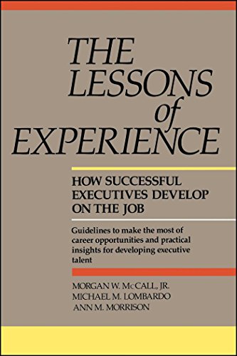 9780669180954: The Lessons of Experience: How Successful Executives Develop on the Job