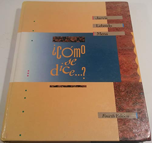 Imagen de archivo de Como Se Dice.? a la venta por ThriftBooks-Atlanta