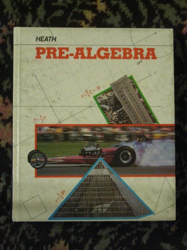 Imagen de archivo de Heath Pre Algebra Secondary/Student Text ; 9780669202038 ; 0669202037 a la venta por APlus Textbooks