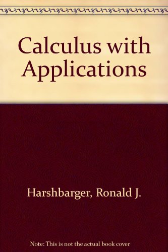 9780669211450: Calculus with Applications