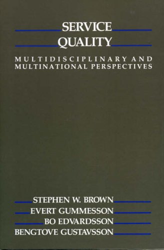 Stock image for Service Quality : Multidisciplinary and Multinational Perspectives for sale by Better World Books