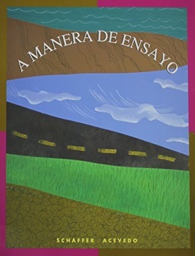 Beispielbild fr A Manera de Ensayo zum Verkauf von Better World Books: West