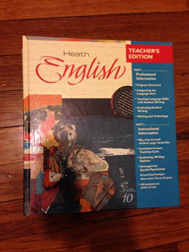 Heath English, Level 10 Teacher's Edition (9780669221015) by Carol Skinner; Carol Ann Skinner