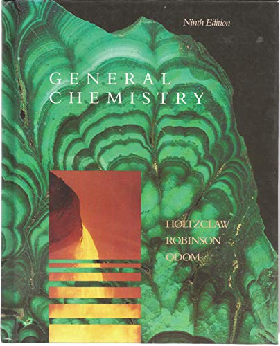 Imagen de archivo de General Chemistry a la venta por AwesomeBooks