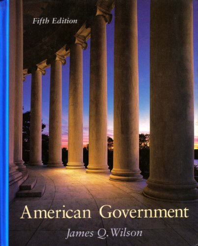 Beispielbild fr American Government : Institutions and Policies zum Verkauf von Better World Books