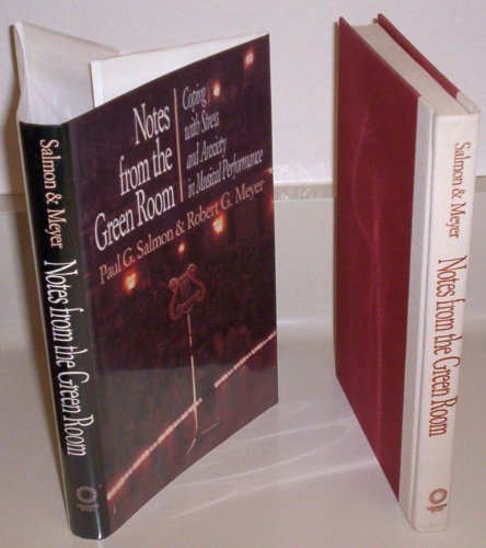 Imagen de archivo de Notes from the Green Room: Coping With Stress and Anxiety in Musical Performance a la venta por Books From California