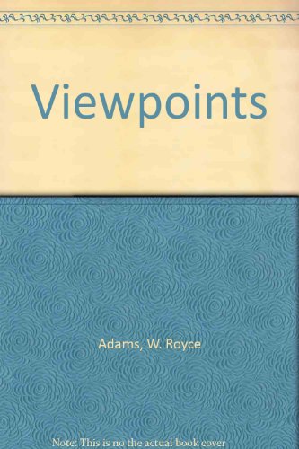 Beispielbild fr Viewpoints Selections Worth Thinking zum Verkauf von Better World Books