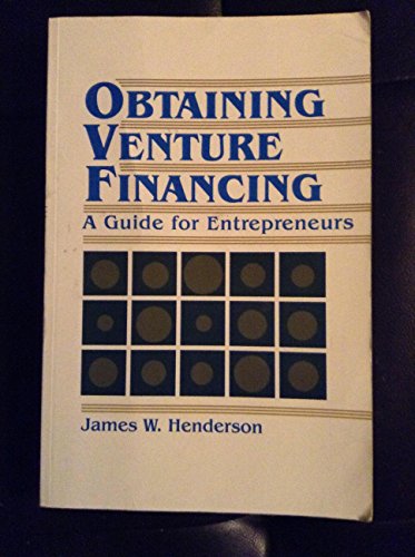 Imagen de archivo de Obtaining Venture Financing a la venta por Better World Books
