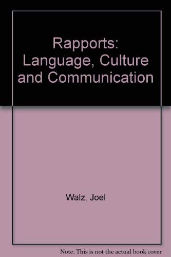 Imagen de archivo de Rapports : Language, Culture, Communication a la venta por Better World Books