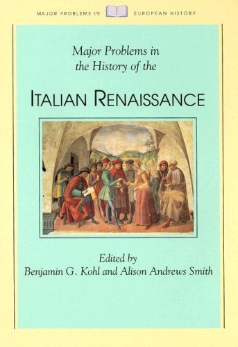 9780669280029: Major Problems in the History of Italian Renaissance