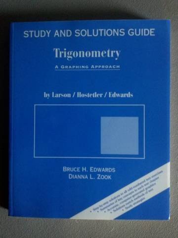 9780669282979: Study and Solutions Guide for Trigonometry: A Graphing Approach