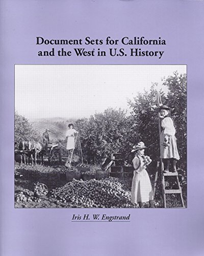 Beispielbild fr Document Sets for California and the West in United States History zum Verkauf von GF Books, Inc.