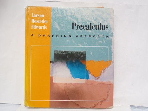 9780669285000: Precalculus: A Graphing Approach