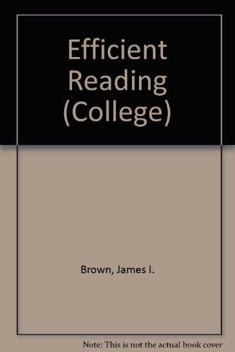 9780669297584: Efficient Reading (College S.)