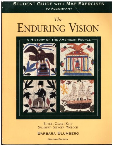 Stock image for The Enduring Vision: A History of the American People for sale by Wonder Book