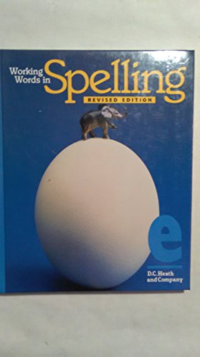 Beispielbild fr Working Words In Spelling, Level 5 E Student Edition (1994 Copyright) zum Verkauf von ~Bookworksonline~