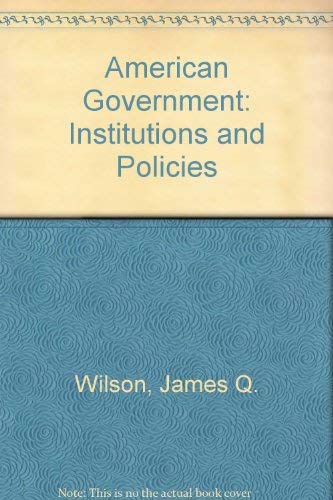 Beispielbild fr American Government: Brief Version: Institutions and Policies zum Verkauf von NEPO UG