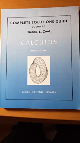 9780669327120: Solutions Guide (v. 1) (Calculus with Analytic Geometry)