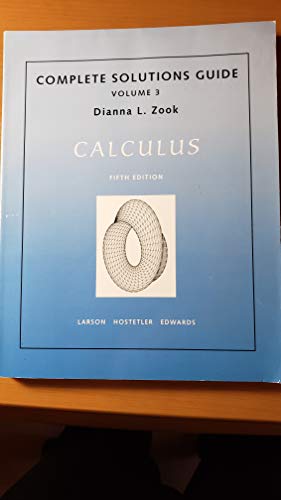 Imagen de archivo de Interactive Calculus CD-ROM for Windows with MathCAD Runtime Version: Complete Solutions Guide, Chpts. 0-6 a la venta por ThriftBooks-Dallas