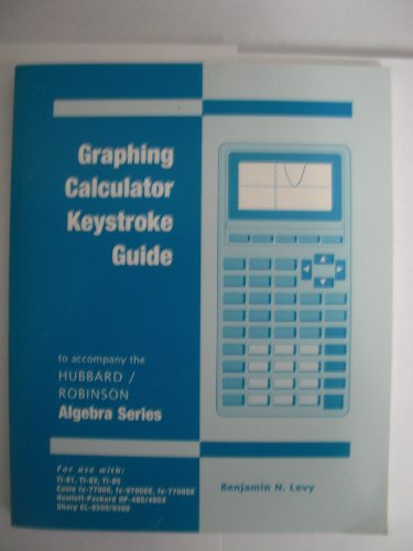 Imagen de archivo de Intermediate Algebra: A Graphing Approach: Graphing Calculator Keystroke Guide a la venta por The Media Foundation