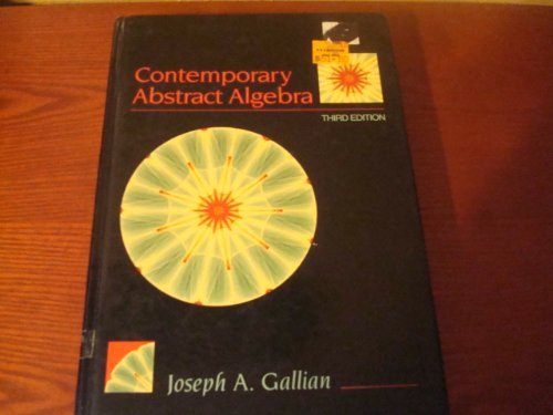 Beispielbild fr Contemporary Abstract Algebra zum Verkauf von Front Cover Books