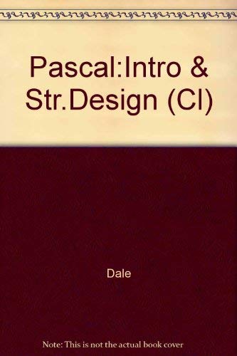 9780669342185: Pascal:Intro & Str.Design (Cl): Intro & Str.Design