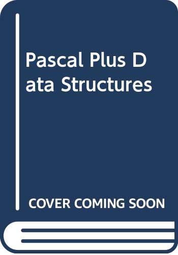Stock image for Pascal Plus Data Structures for sale by HPB-Red
