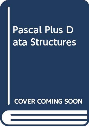 Stock image for Pascal Plus Data Structures for sale by Wonder Book