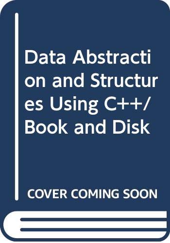 Imagen de archivo de Data Abstraction and Structures Using C++/Book and Disk a la venta por HPB-Red