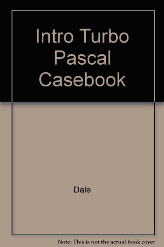 Imagen de archivo de Casebook for Introduction to Turbo Pascal and Software Design a la venta por Irish Booksellers