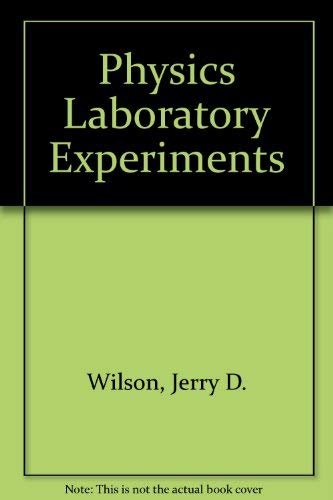 Stock image for Physics Laboratory Experiments for sale by Wonder Book