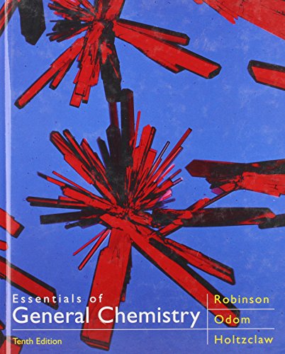 Essentials of General Chemistry (9780669354843) by Robinson, R.; Holtzclaw, Henry; Odom, Jerome
