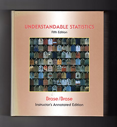 Stock image for Understandable Statistics: Concepts & Methods: Instructor's Annotated Edition for sale by HPB-Red