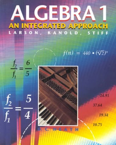 Imagen de archivo de Algebra 1: An Integrated Approach a la venta por TextbookRush