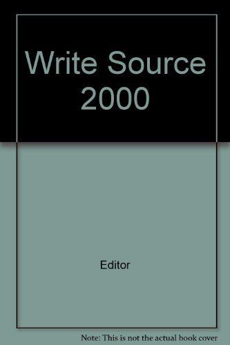 Imagen de archivo de Write Source 2000 a la venta por Better World Books