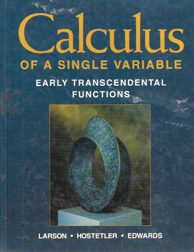 Stock image for Lars Calc Sngl Var Early Transcend for sale by ThriftBooks-Dallas